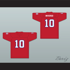 1983 USFL Glenn Inverso 10 New Jersey Generals Road Football Jersey