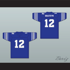 1985 USFL Jerry Golsteyn 12 Orlando Renegades Road Football Jersey