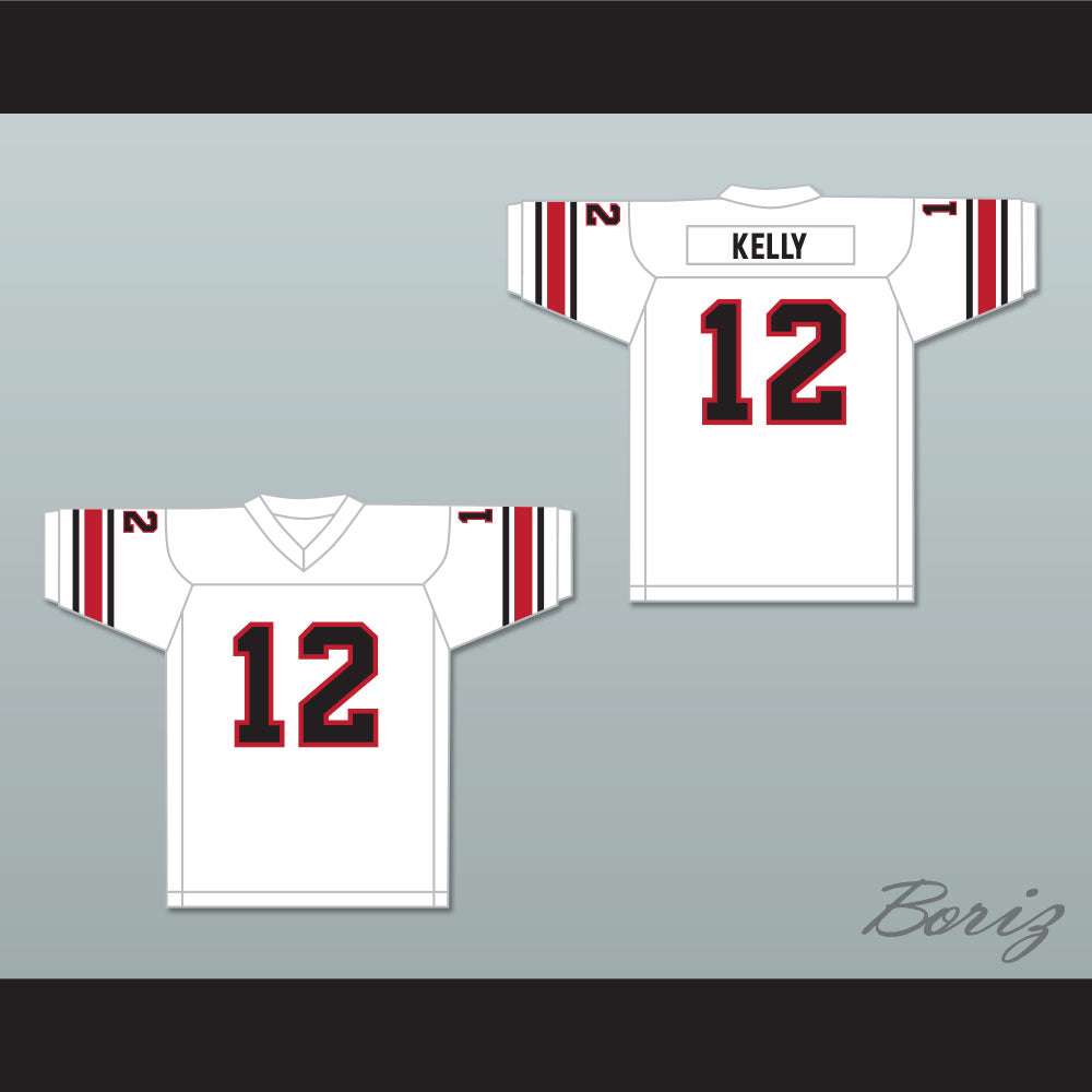 1984 USFL Jim Kelly 12 Houston Gamblers Home Football Jersey