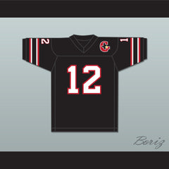 1984 USFL Jim Kelly 12 Houston Gamblers Road Football Jersey with Patch
