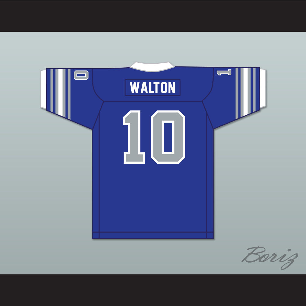 1975 WFL Johnnie Walton 10 San Antonio Wings Road Football Jersey with Patch