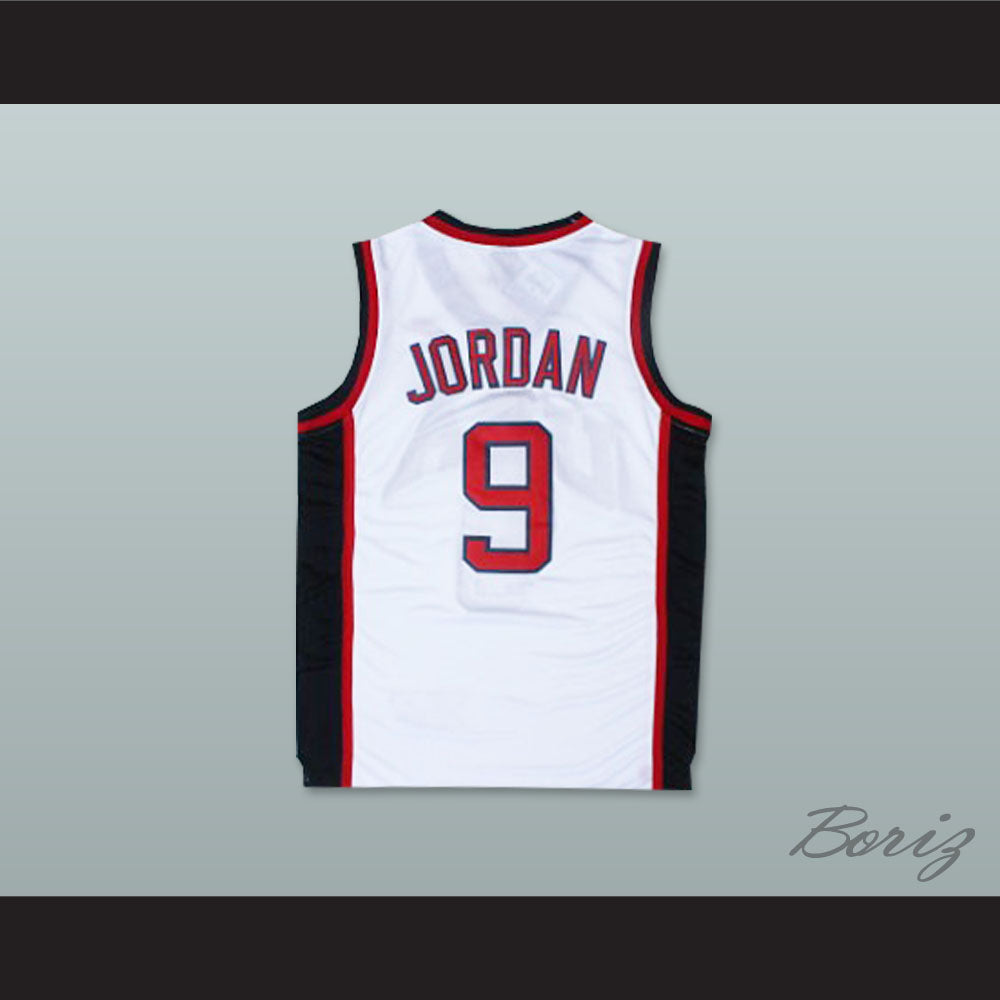 1984 Michael Jordan 9 USA Team Home Basketball Jersey