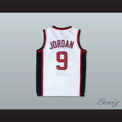 1984 Michael Jordan 9 USA Team Home Basketball Jersey