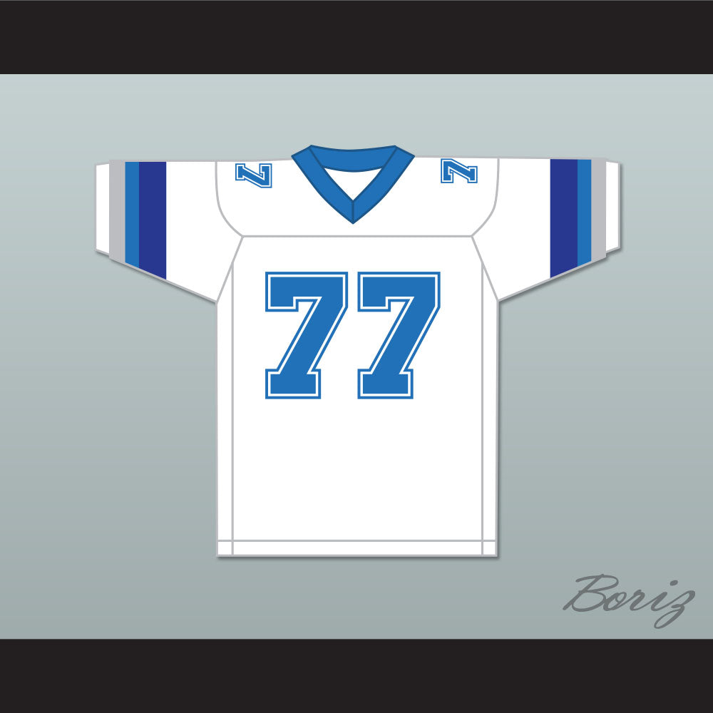 1983 USFL Junior Ah You 77 Boston Breakers Home Football Jersey