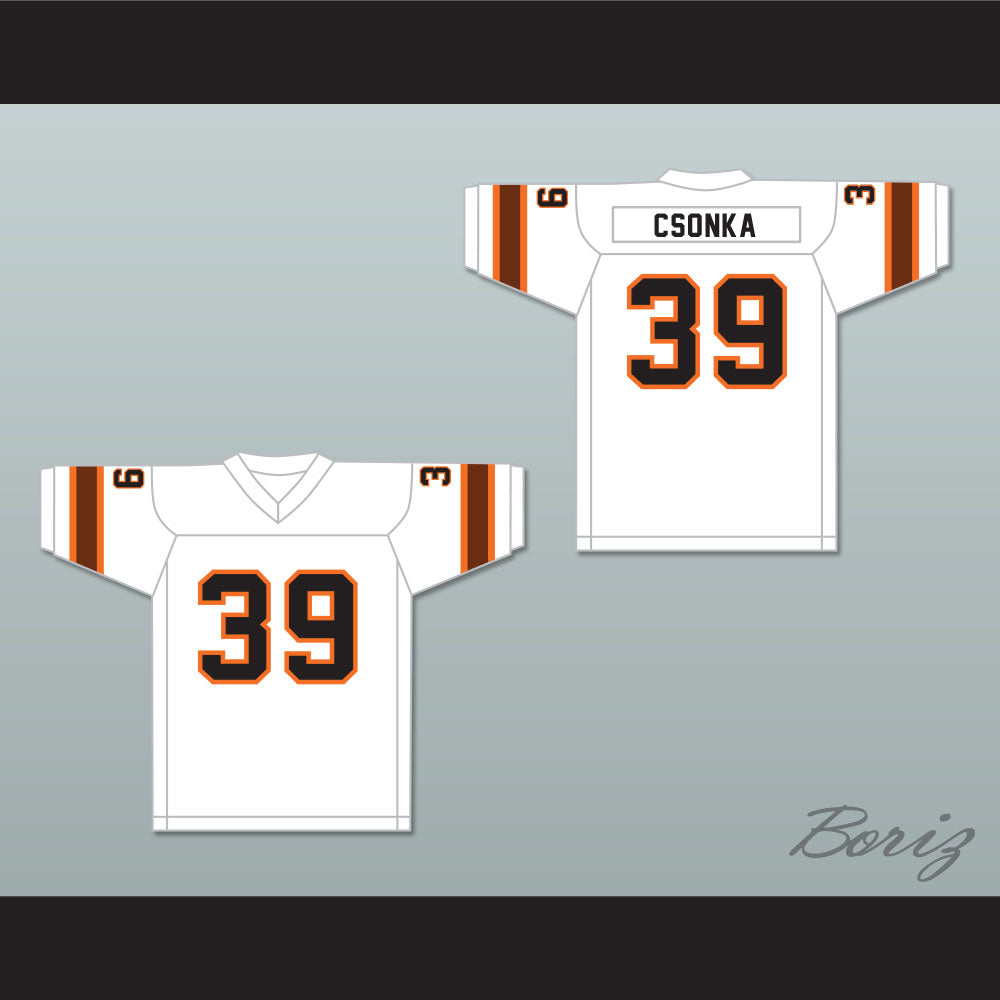 1974-75 WFL Larry Csonka 39 Memphis Grizzlies Home Football Jersey