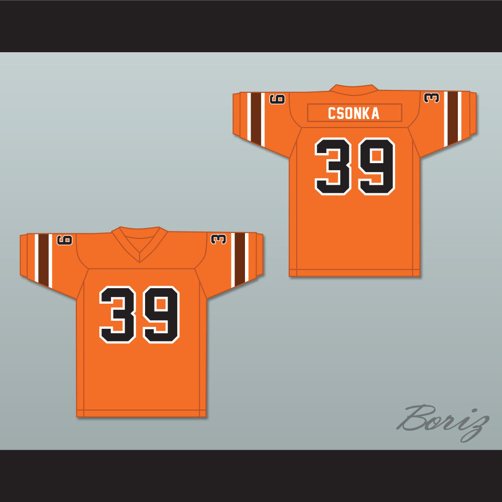 1974-75 WFL Larry Csonka 39 Memphis Grizzlies Road Football Jersey