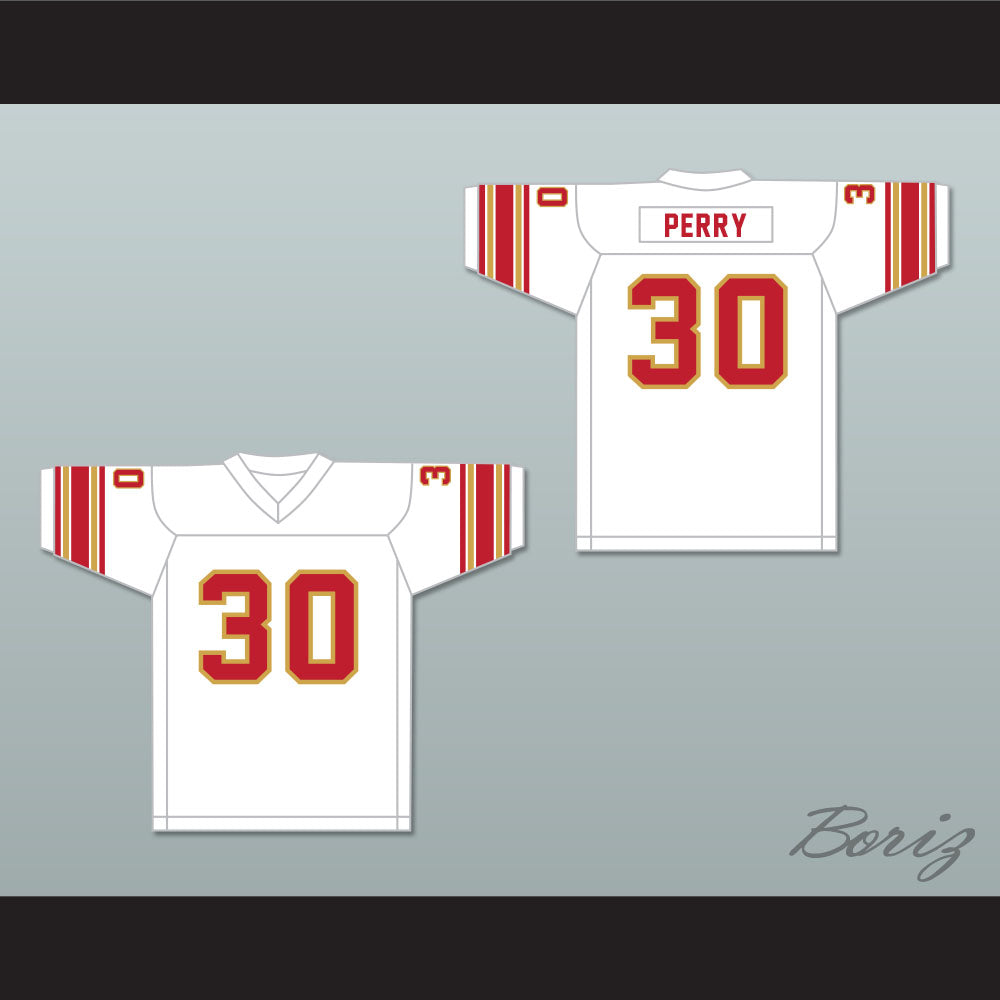 1983 USFL Leon Perry 30 Birmingham Stallions Home Football Jersey