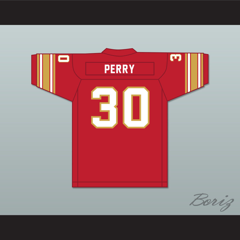 1983 USFL Leon Perry 30 Birmingham Stallions Road Football Jersey