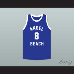 'Meat' Tuperello 8 Angel Beach Gators Blue Basketball Jersey Porky's Revenge