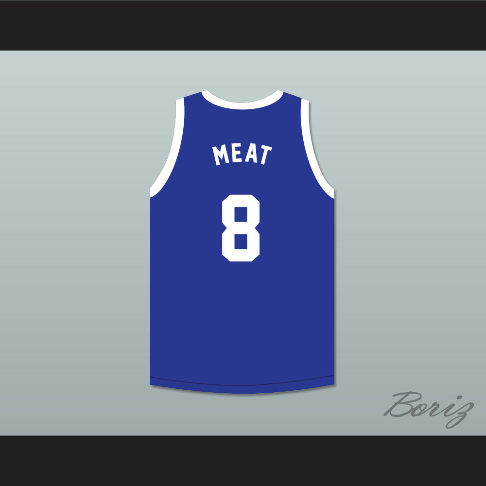 'Meat' Tuperello 8 Angel Beach Gators Blue Basketball Jersey Porky's Revenge