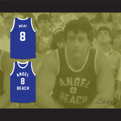 'Meat' Tuperello 8 Angel Beach Gators Blue Basketball Jersey Porky's Revenge
