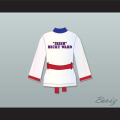 'Irish' Micky Ward White Satin Half Boxing Robe