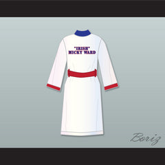 'Irish' Micky Ward White Satin Full Boxing Robe