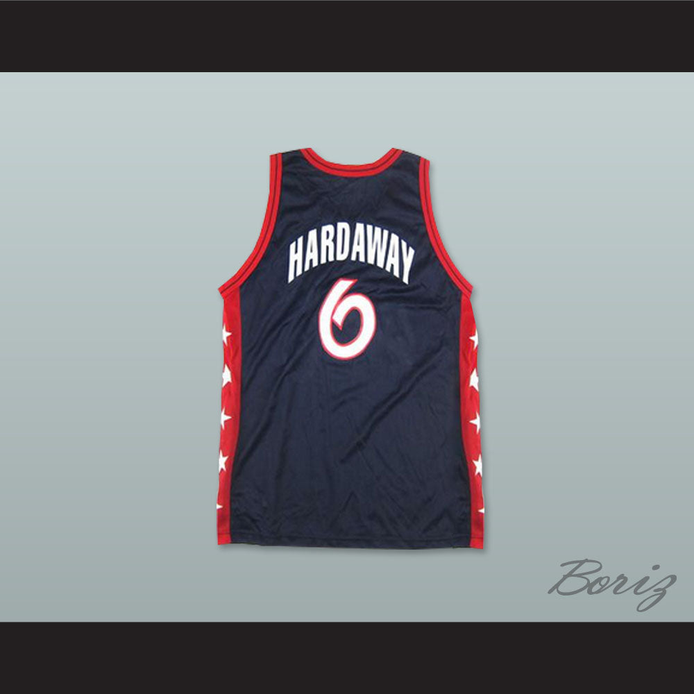 1996 Penny Hardaway 6 USA Team Away Basketball Jersey