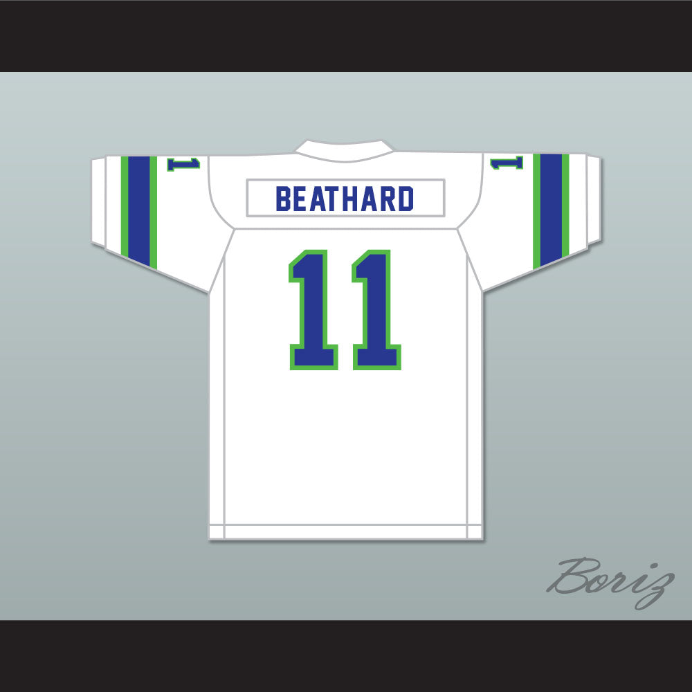 1974 WFL Pete Beathard 11 Portland Storm Home Football Jersey with Patch