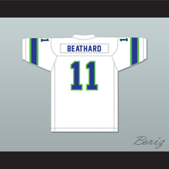 1974 WFL Pete Beathard 11 Portland Storm Home Football Jersey with Patch