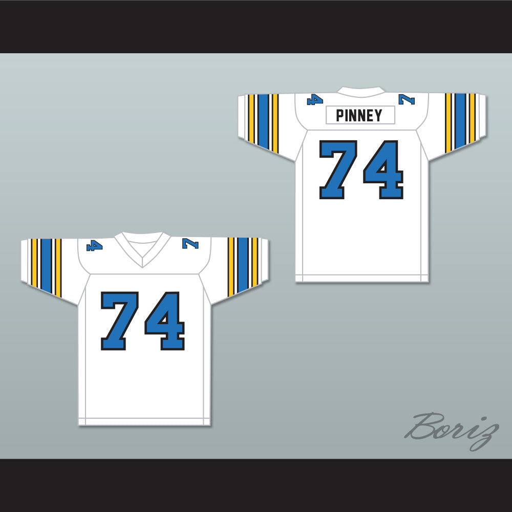 1985 USFL Ray Pinney 74 Oakland Invaders Home Football Jersey