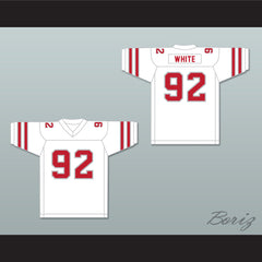 1984 USFL Reggie White 92 Memphis Showboats Home Football Jersey