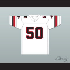 1985 USFL Ron Simmons 50 Tampa Bay Bandits Home Football Jersey