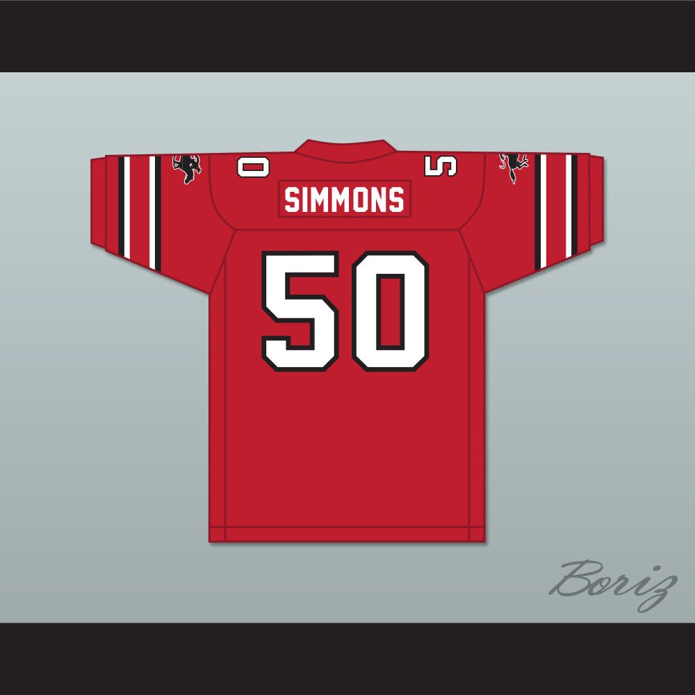 1985 USFL Ron Simmons 50 Tampa Bay Bandits Road Football Jersey
