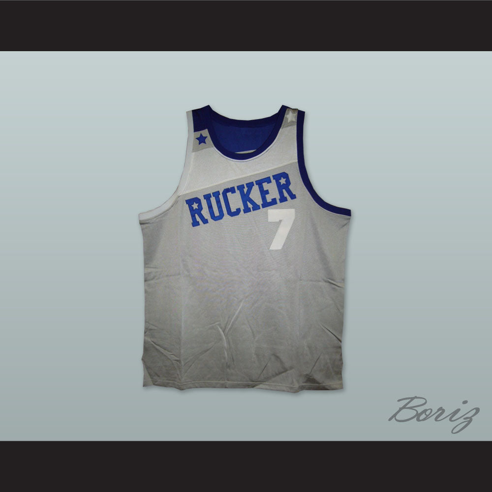 1969 Rucker Park NYC 7 Gray Basketball Jersey