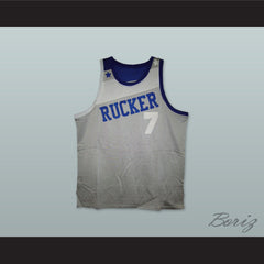 1969 Rucker Park NYC 7 Gray Basketball Jersey