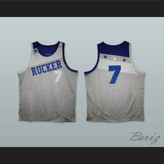 1969 Rucker Park NYC 7 Gray Basketball Jersey