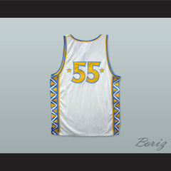 1996 Style Rucker All Stars 55 White Basketball Jersey