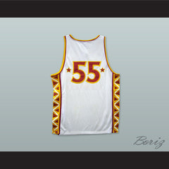 1996 Hot Chile Style Rucker All Stars 55 White Basketball Jersey