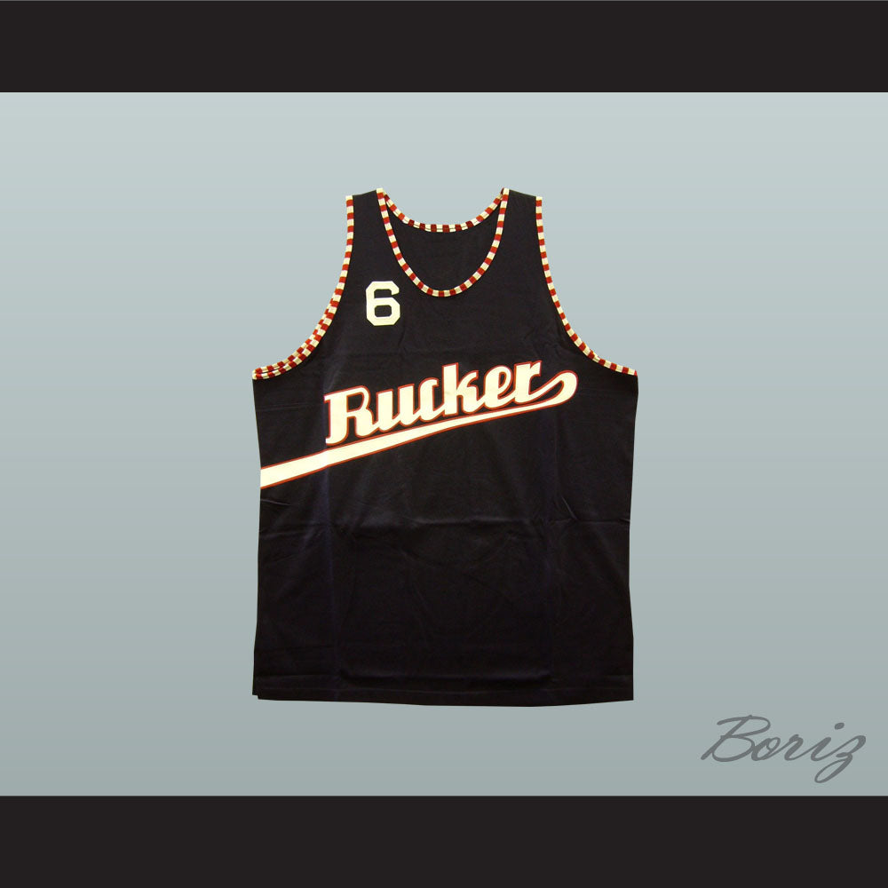 1977 Rucker Park 6 Black Basketball Jersey