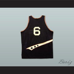 1977 Rucker Park 6 Black Basketball Jersey