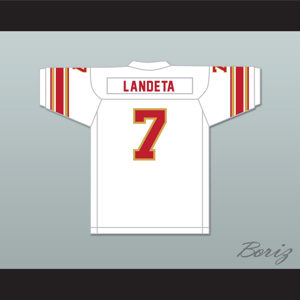 1985 USFL Sean Landeta 7 Baltimore Stars Home Football Jersey