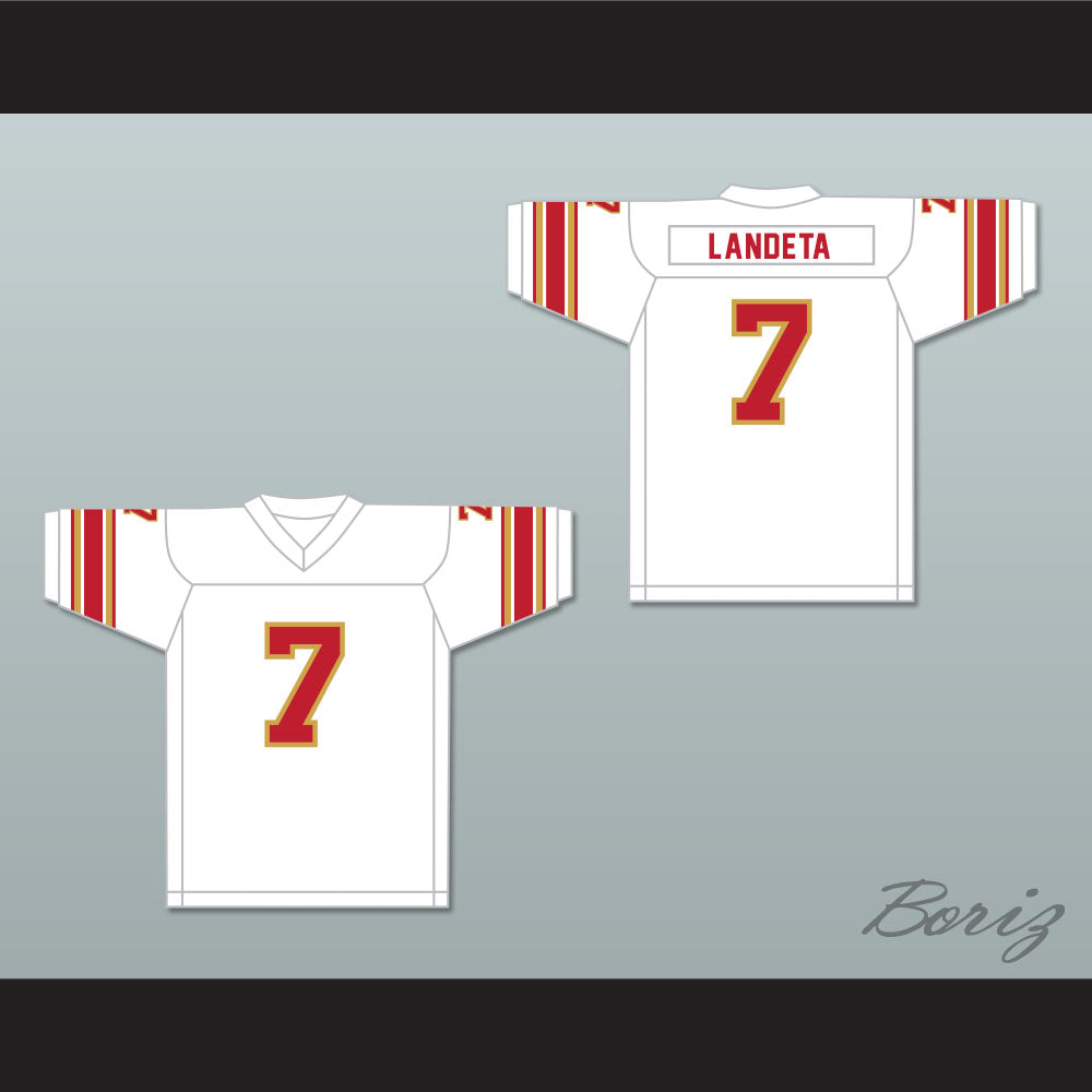 1985 USFL Sean Landeta 7 Baltimore Stars Home Football Jersey