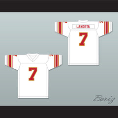 1985 USFL Sean Landeta 7 Baltimore Stars Home Football Jersey