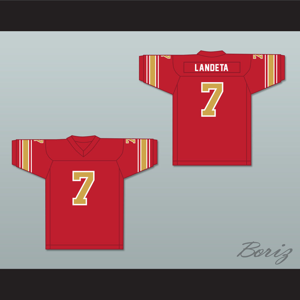 1985 USFL Sean Landeta 7 Baltimore Stars Road Football Jersey