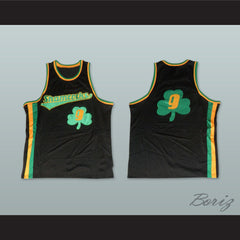 1972 Rucker Park Shamrocks 9 Black Basketball Jersey