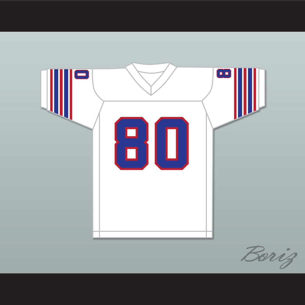 1974 WFL Steve Barrios 80 Birmingham Americans Home Football Jersey