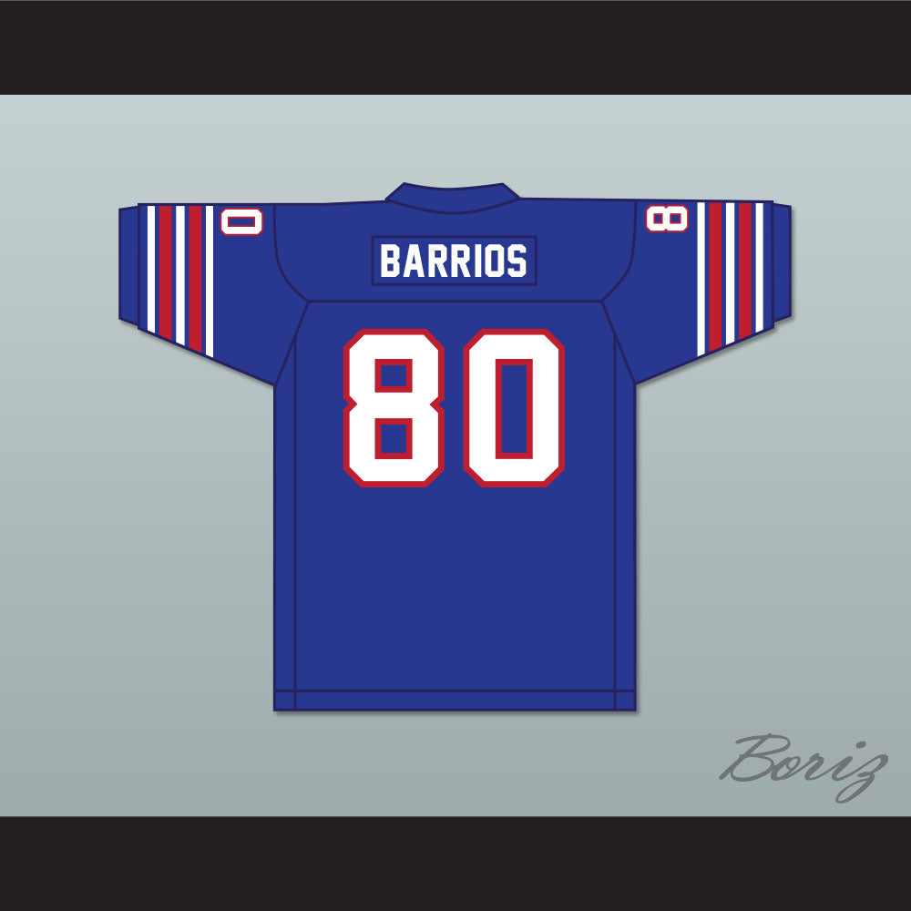 1974 WFL Steve Barrios 80 Birmingham Americans Road Football Jersey