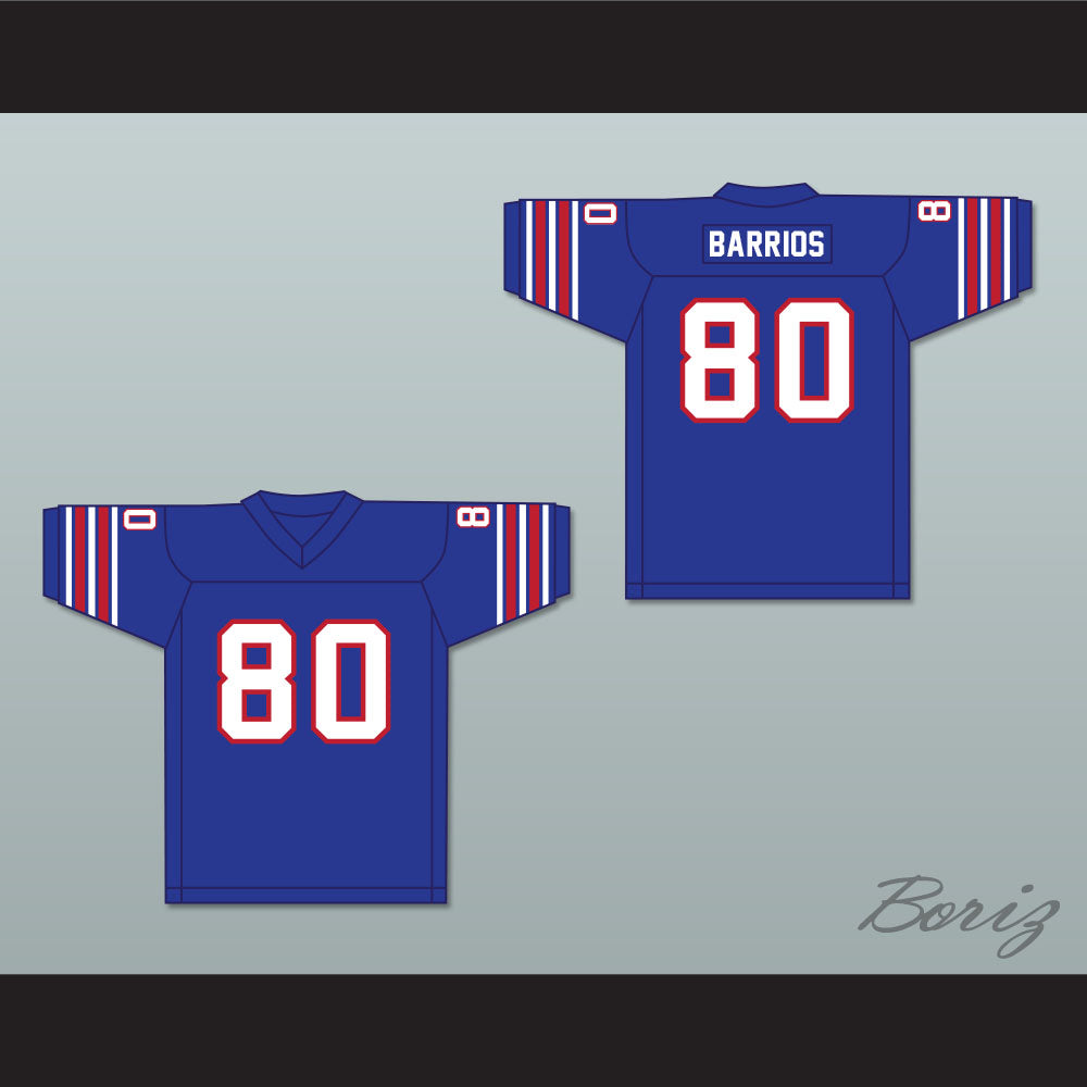 1974 WFL Steve Barrios 80 Birmingham Americans Road Football Jersey