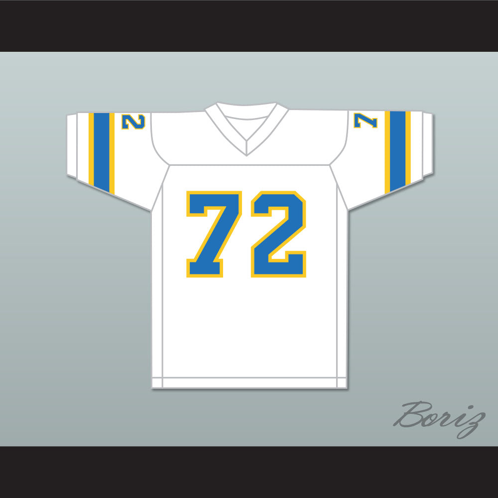 1974-75 WFL Steve Chomyszak 72 Philadelphia Bell Home Football Jersey