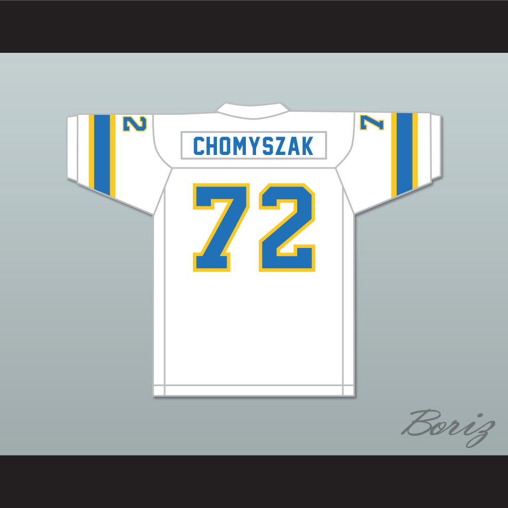1974-75 WFL Steve Chomyszak 72 Philadelphia Bell Home Football Jersey