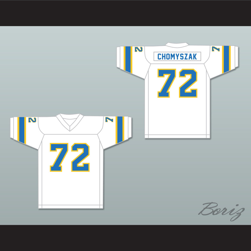 1974-75 WFL Steve Chomyszak 72 Philadelphia Bell Home Football Jersey