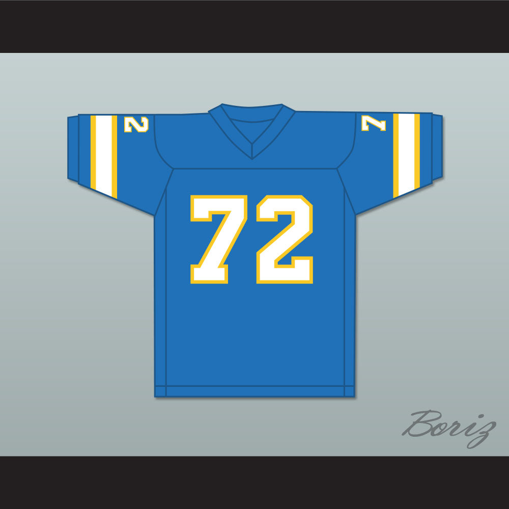 1974-75 WFL Steve Chomyszak 72 Philadelphia Bell Road Football Jersey