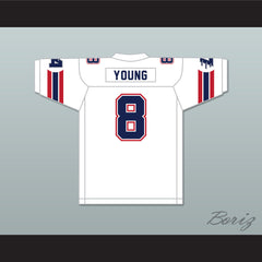 1985 USFL Steve Young 8 Los Angeles Express Home Football Jersey