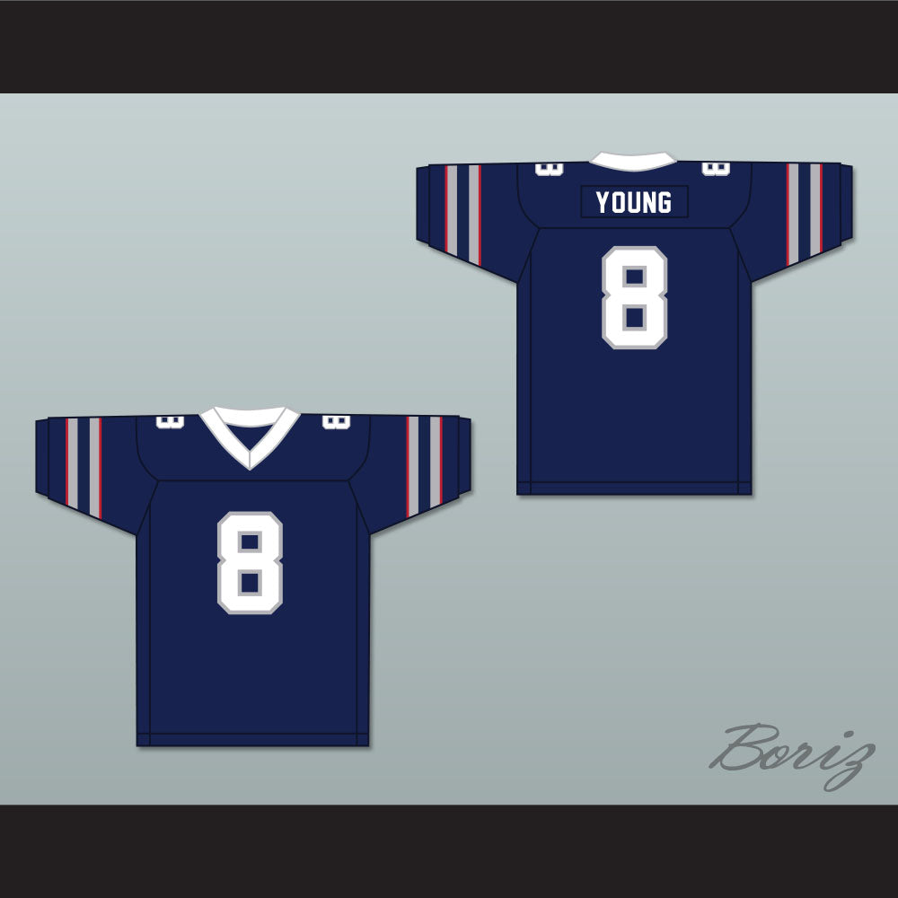 1984 USFL Steve Young 8 Los Angeles Express Road Football Jersey