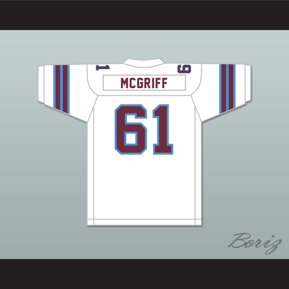 1983 USFL Tyrone McGriff 61 Michigan Panthers Home Football Jersey