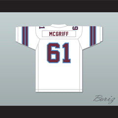 1983 USFL Tyrone McGriff 61 Michigan Panthers Home Football Jersey