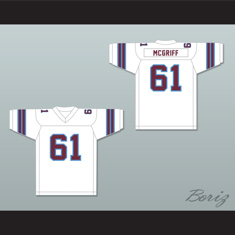 1983 USFL Tyrone McGriff 61 Michigan Panthers Home Football Jersey