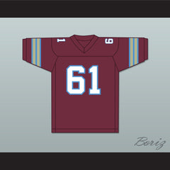 1983 USFL Tyrone McGriff 61 Michigan Panthers Road Football Jersey