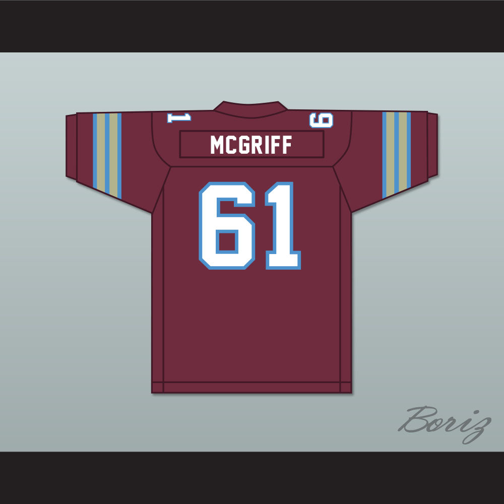 1983 USFL Tyrone McGriff 61 Michigan Panthers Road Football Jersey